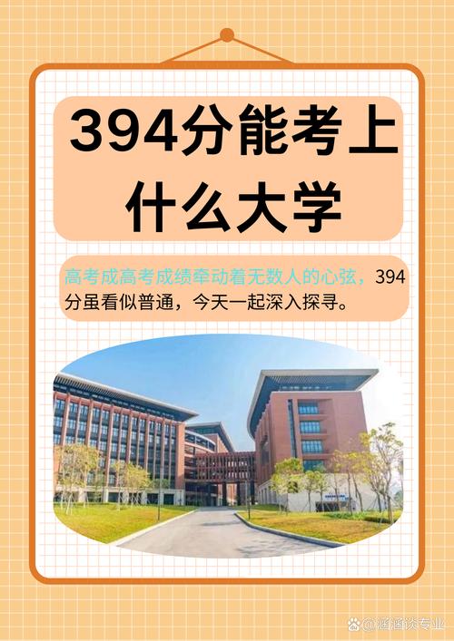 394分能上什么大学