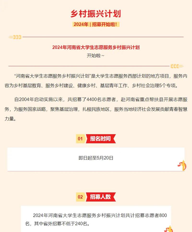 乡村振兴计划招生条件