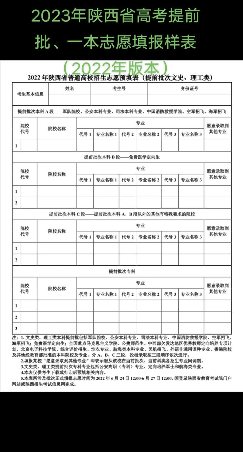 陕西高考填报志愿指南