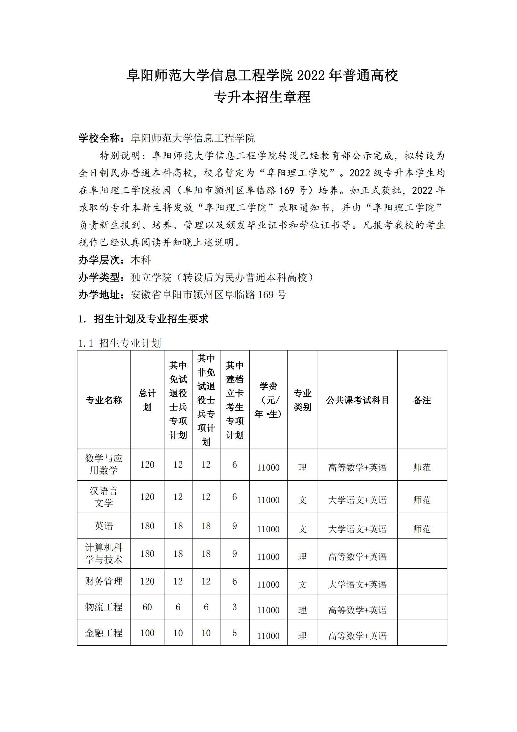 阜阳信息工程学校招生简章