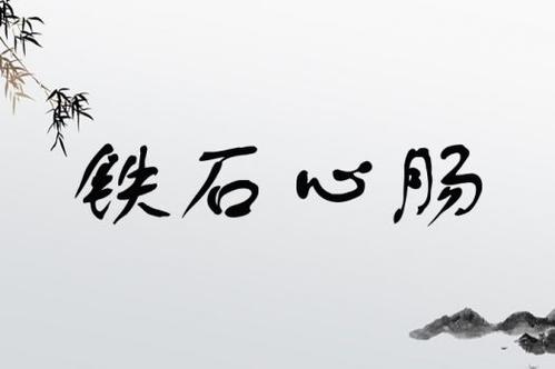铁肠石心